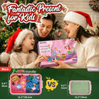 Cubo sensorial de sirena, kit de arena para niñas y niños de 3, 4, 5