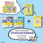 Juego de cartas Tamagotchi para niños y familias de 8 años en adelante, juego de estrategia y colección de sets de 2 a 4 jugadores, evoluciona tu tamagotchi, noche de juegos de cartas familiares