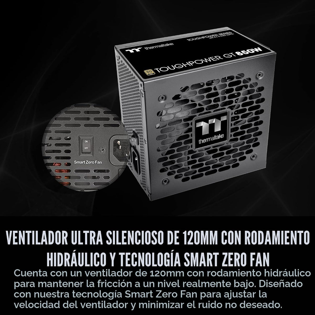 Thermaltake Toughpower GT 850W ATX 3.1 Fuente de alimentación están...