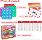 Fidget Game Word Pop CVC Word Games para Kids 4-6