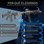SOFITEN Automatic Toy Foam Blasters con Scope Electric Sniper Rifle