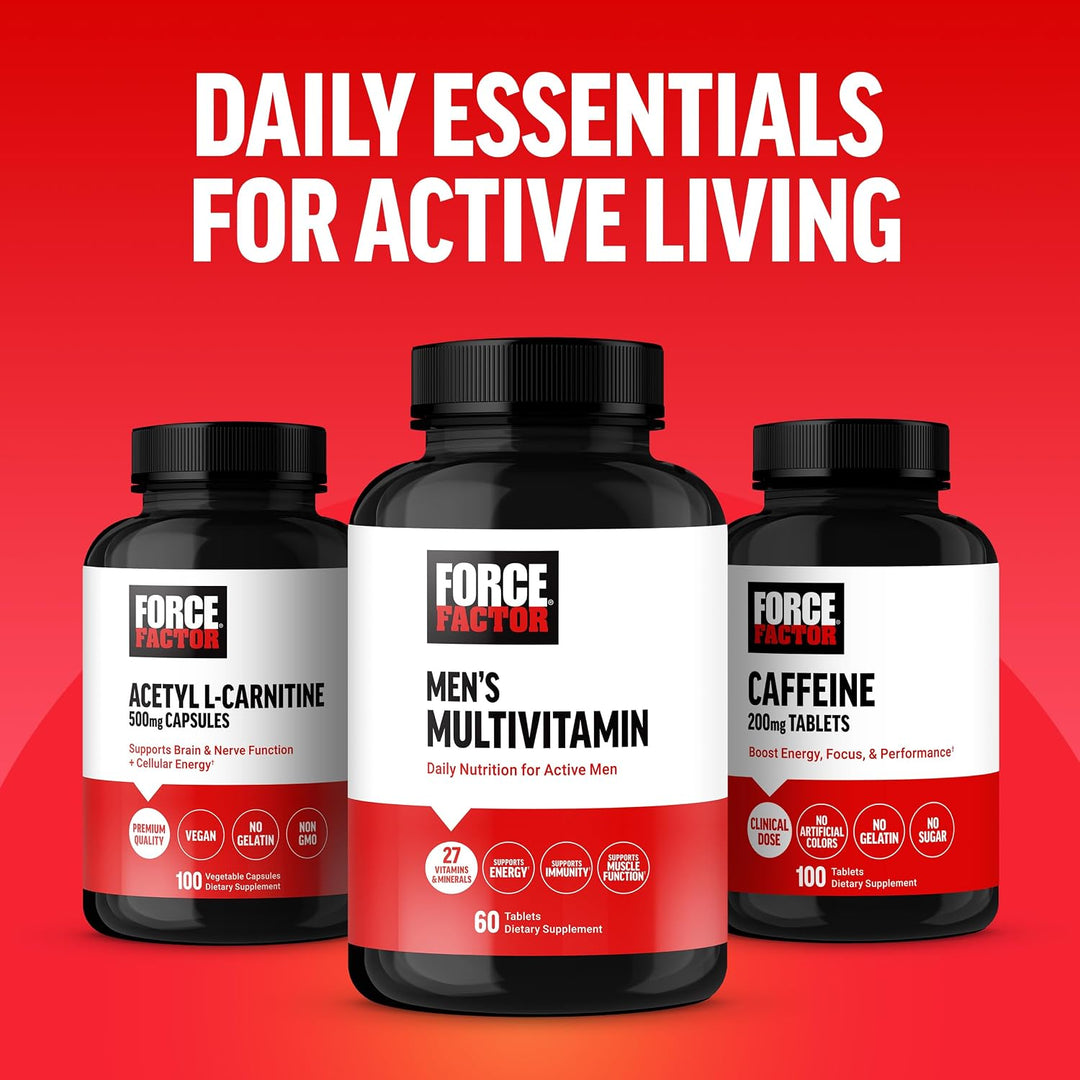 Force Factor Multivitamínicos para hombres, multivitamínico para ho...