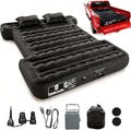 Umbrauto - Colchón de aire con bomba incorporada para cama de camión de tamaño completo corto de 5.5-5.8 pies, colchón de aire inflable para acampar con bomba recargable inalámbrica para tienda de