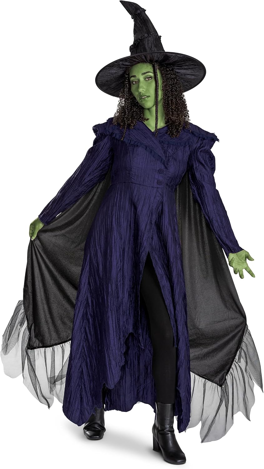 Disguise Wicked Elphaba - Disfraz de lujo para adultos, con licencia oficial para un buen disfraz de mujer