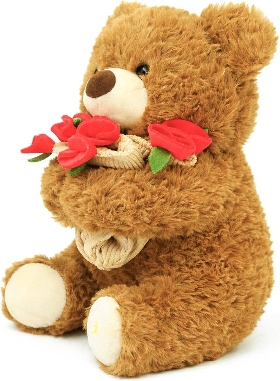 Oso de peluche de 15 pulgadas en forma de ramo de rosas, ramo de ro...
