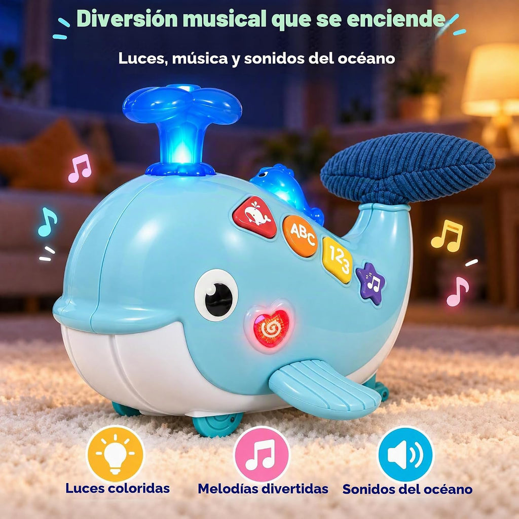 Juguetes para bebés de 6 a 12 meses, juguete musical de aprendizaje de