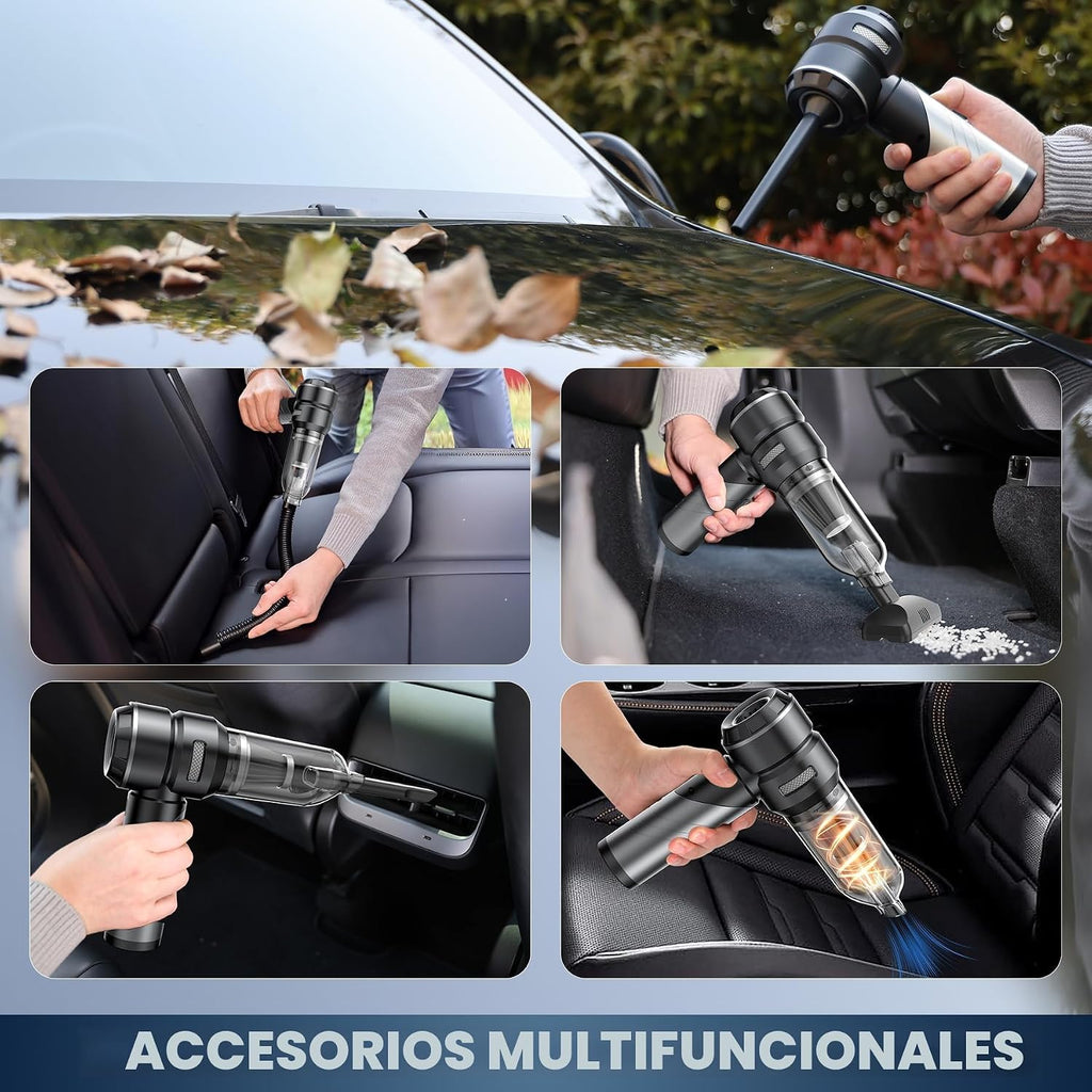 Aspiradora de coche portátil inalámbrica, mini aspiradora, aspiradora de mano inalámbrica
