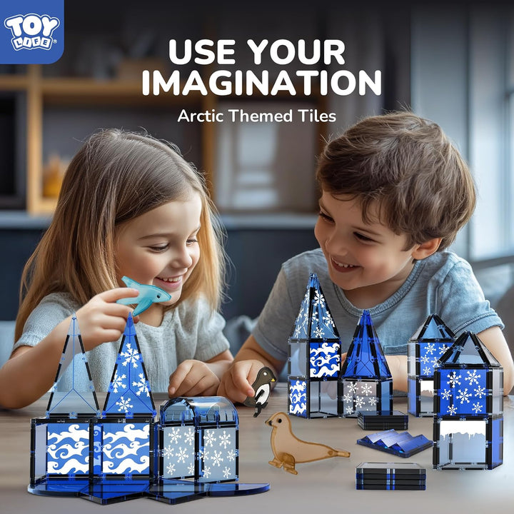 TOY Life Azulejos Magnéticos para Niños de 4-8 Años, Juguetes Magné...
