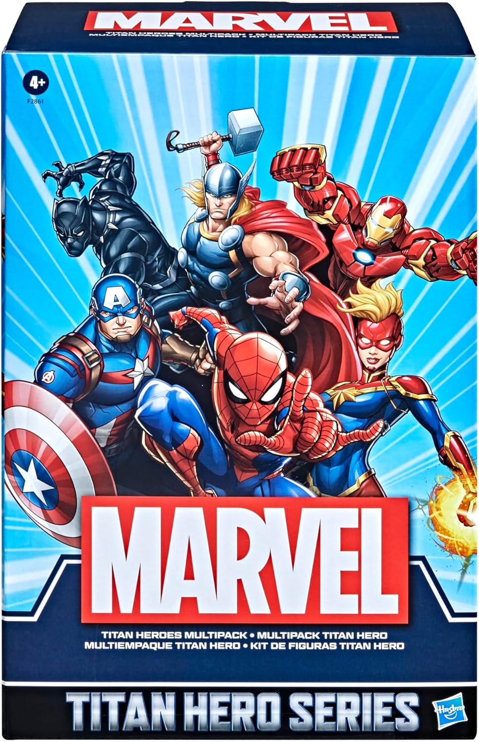 Marvel Titan Hero Series - Figura de acción multipaquete, 6 figuras...