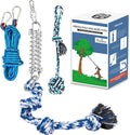 TRSMIMA - Juguetes de cuerda de poste de resorte para perros resistentes
