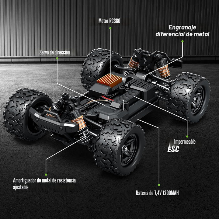 X-TMAGA 1:18 Auto de control remoto todo terreno para adultos y niñ...