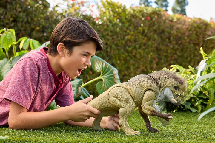 Mattel Jurassic World Rebirth Distortus Rex Rumble N Rampage Figura...