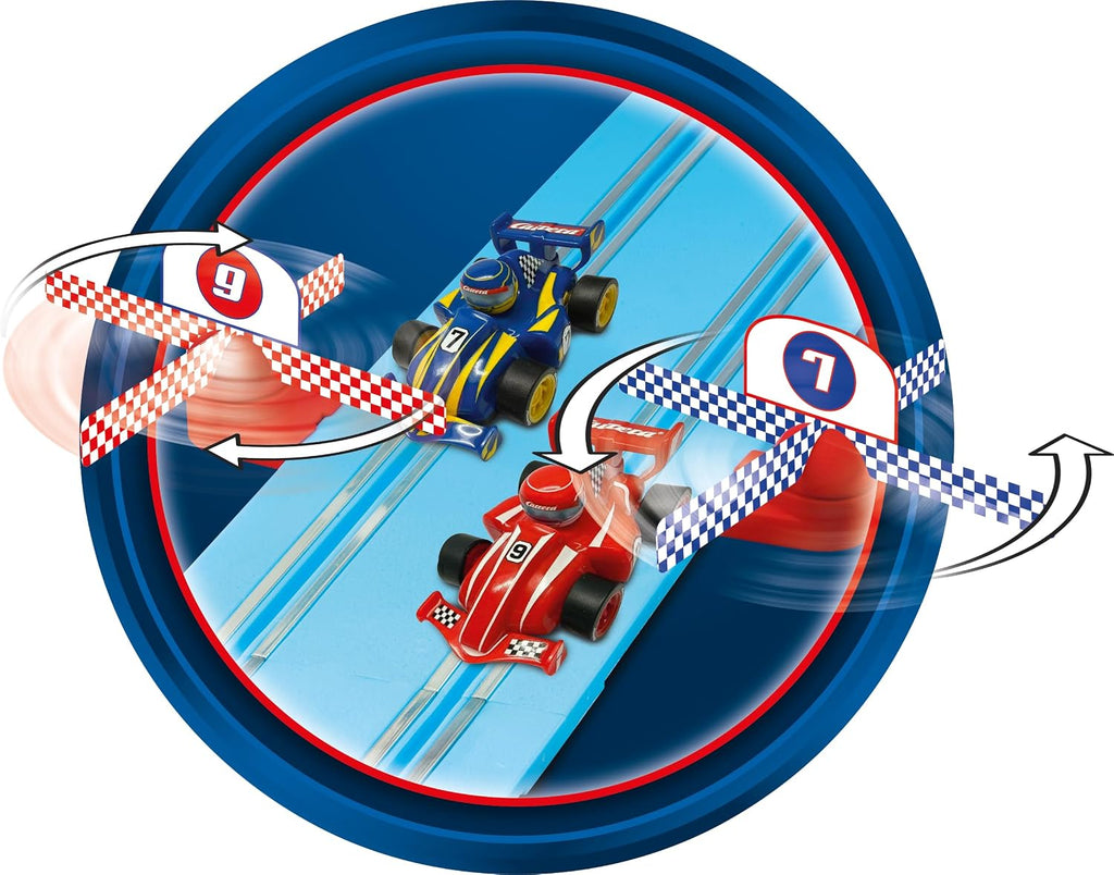 Carrera First Formula Kidz Toy Slot Car Race Track Set (mayores de 3 años)