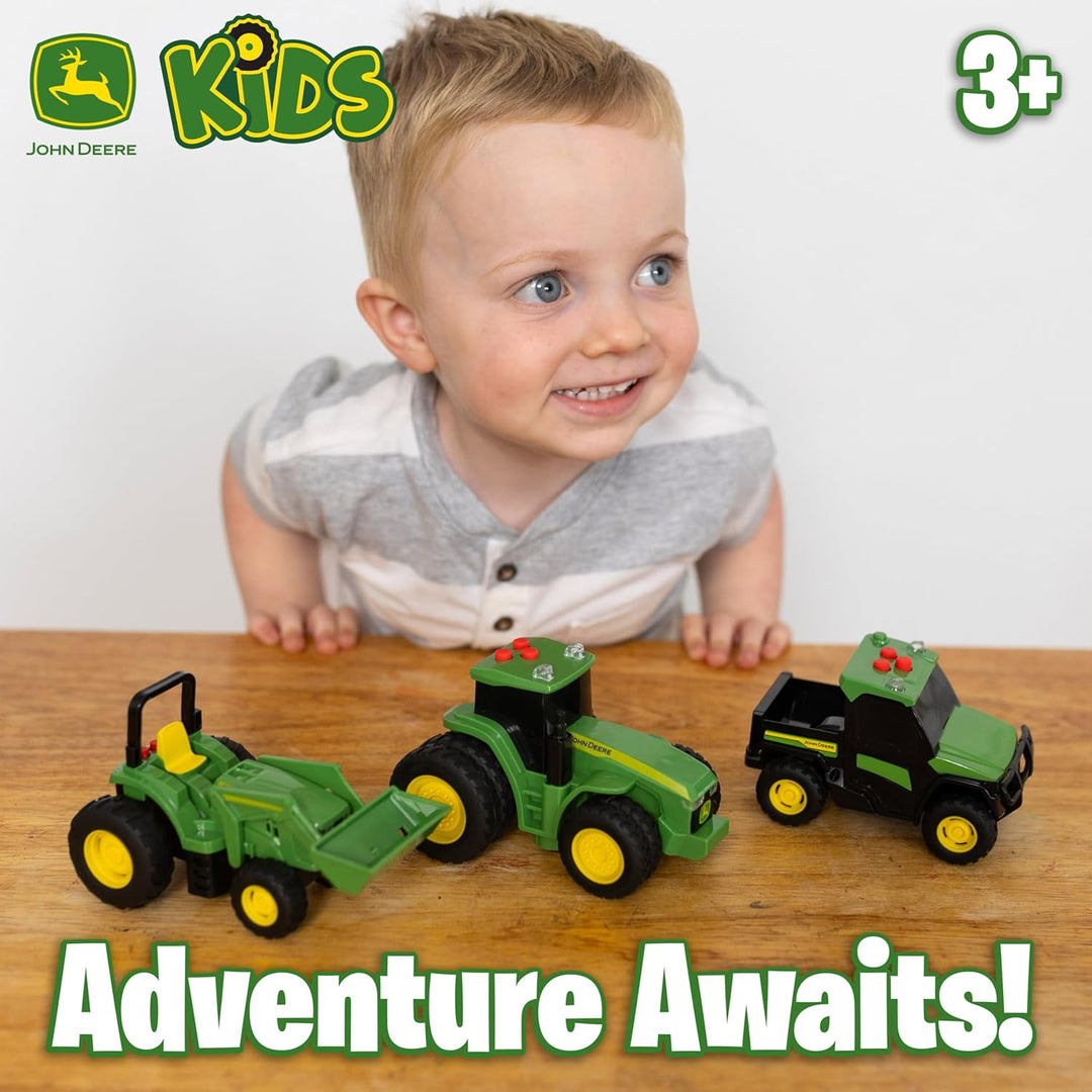 John Deere - Juego de 3 luces y sonido realista de