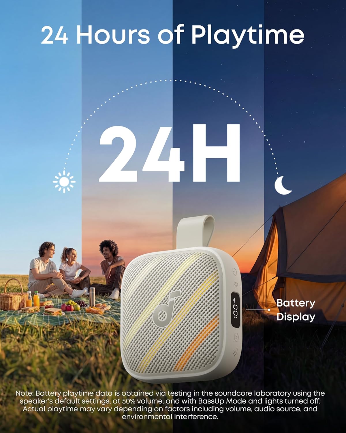 Soundcore Anker Boom Go 3i - Altavoz Bluetooth portátil, sonido pot...
