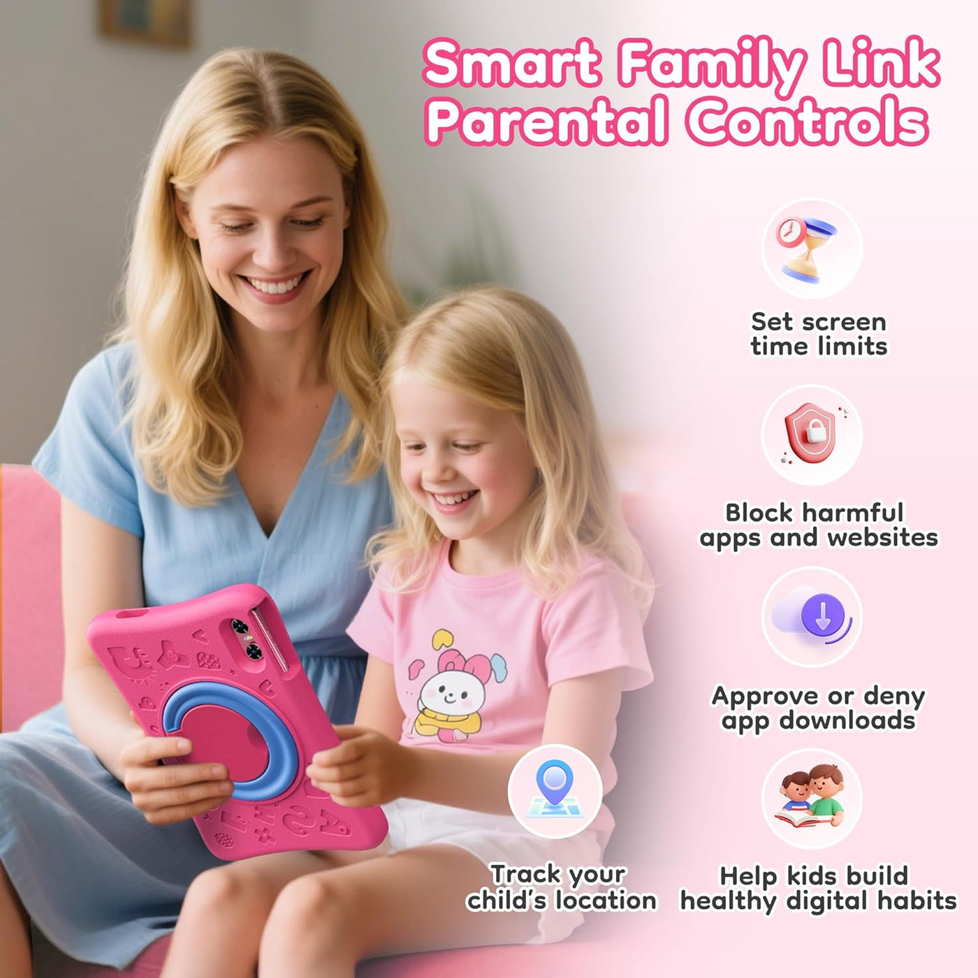 SVITOO Tablet para niños de 10 pulgadas, tabletas Android para niño...