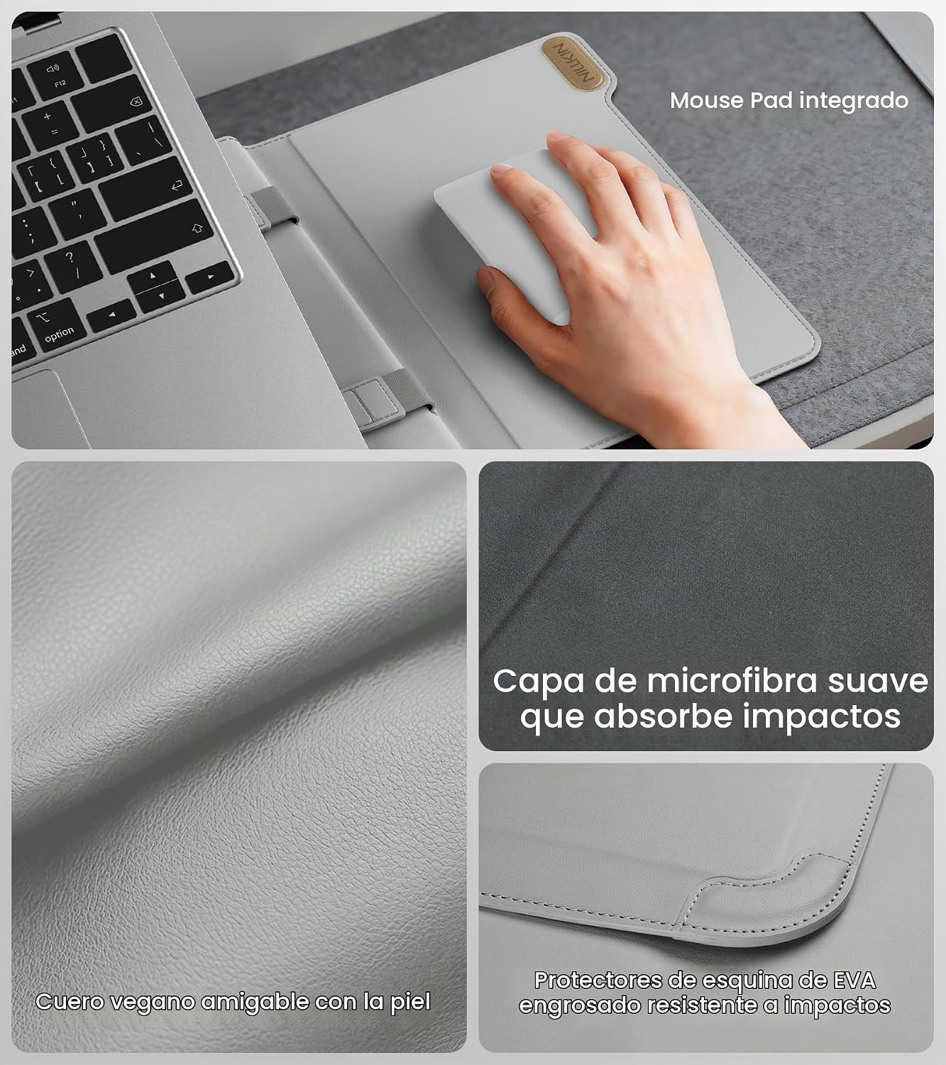 Nillkin Funda para laptop de 16 pulgadas con asa (4 en 1), 2 modos...