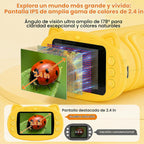 Kids Microscope, 4K 1000X Zoom, 2.4" Screen, STEM Toy para Ages 4-8