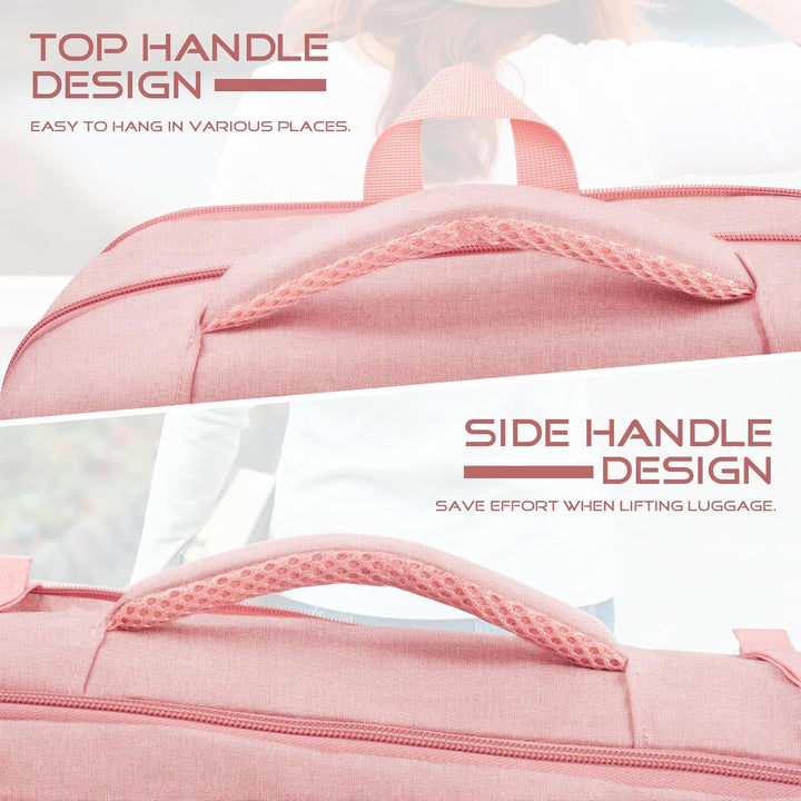 Fxcelets Mochila de viaje para mujer, mochila de transporte expansi...