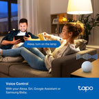 Tapo Regleta de Alimentación Inteligente Wi-Fi - 6 Tomas Inteligentes Controladas Individualmente y 3 Puertos USB con Protección contra Sobretensiones, Matter, Funciona con Alexa, Google Home, Siri y