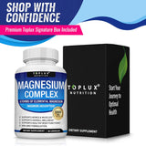 Complejo de magnesio Suplemento 8 Elemental 1000mg - Glicinato de m...