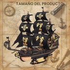 ROKR - Rompecabezas de madera 3D, kit de modelo de barca de caballito de mar, regalo ideal para adultos y adolescentes