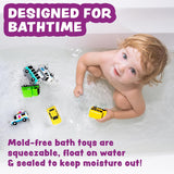 Tub Works Vehicles - Juguetes de baño sin moho para coches