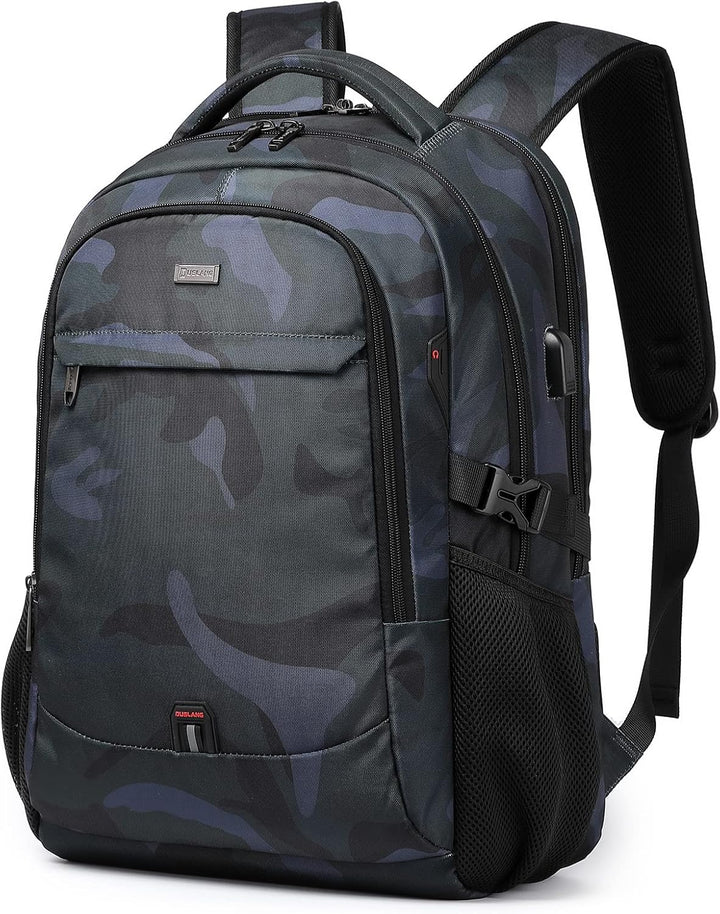 DUSLANG Mochila para portátil de 17 pulgadas para viajes, resistent...