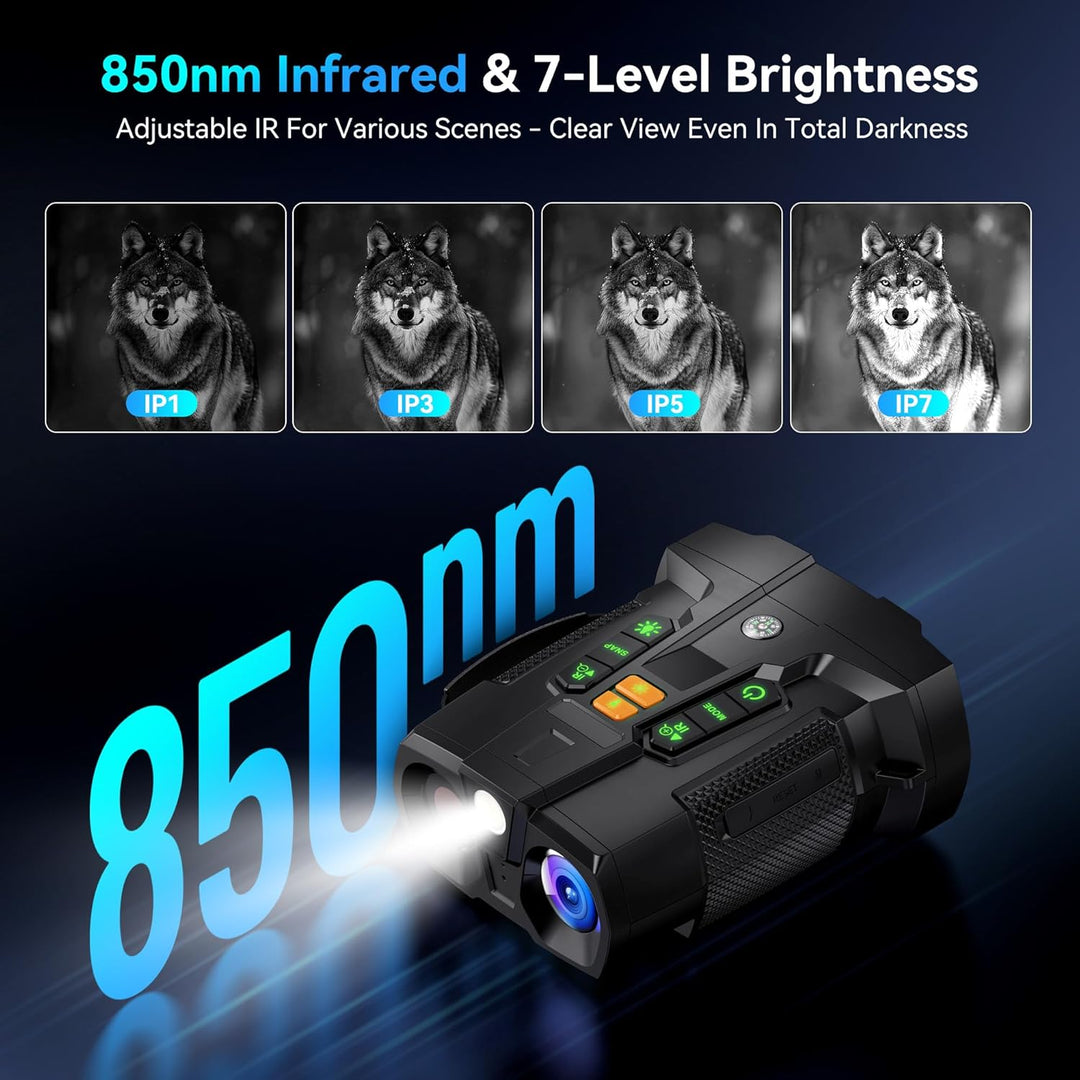 Gafas de visión nocturna 4K para adultos dispositivo