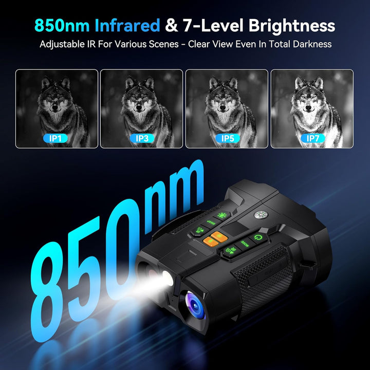 Gafas de visión nocturna 4K para adultos dispositivo