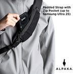 ALPAKA Metro Crossbody y bolsa con cremallera Pro – 7.5L bolsa cruzada para hombre, mochila bandolera – Se adapta a tablet de 11 pulgadas con cremallera YKK – Cartera delgada con cremallera con