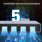Conmutador KVM HDMI 1 Monitor 2 Computadoras - 4K@60Hz con 4 puertos