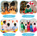 Máscara LED con detección de gestos, máscara transformadora unisex con luz LED para disfraz, cosplay, fiesta, mascarada