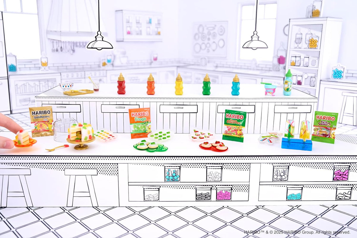 MGA's Miniverse Make It Mini HARIBO Multipack, bricolaje, juego de resina, pasatiempos, regalos, réplicas de alimentos, no comestibles, coleccionistas, 8+