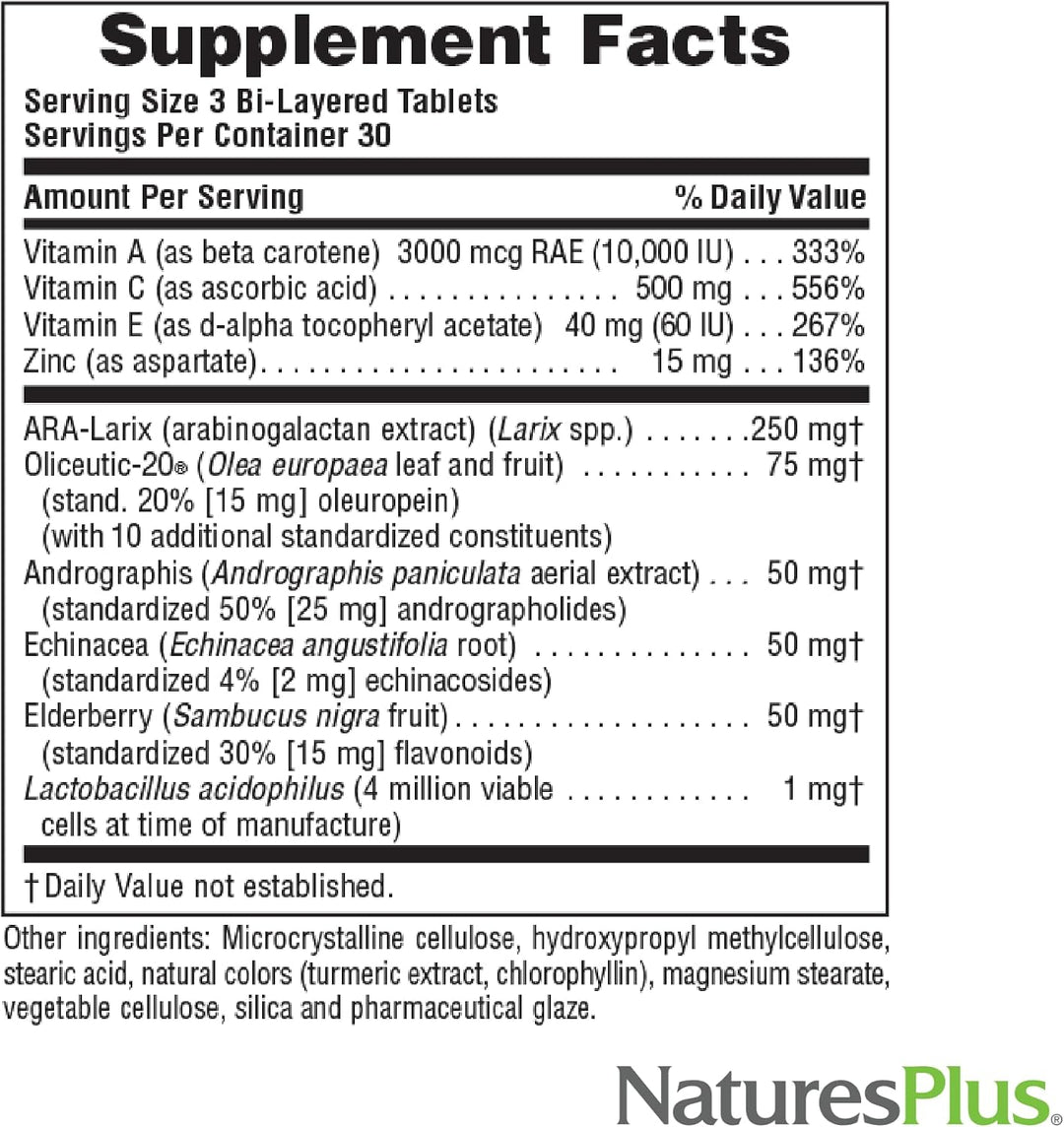 NaturesPlus Source of Life - Fórmula de refuerzo inmunológico para...