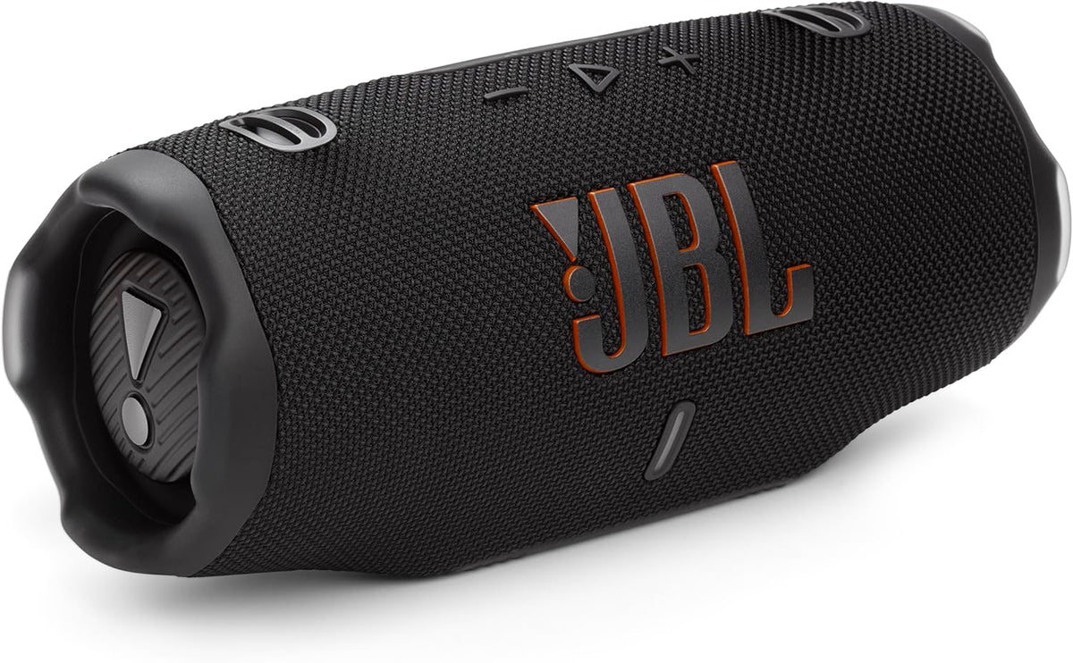 JBL Charge 6 - Altavoz Bluetooth portátil, impermeable y a prueba de caídas, sonido profesional audaz con refuerzo de sonido AI, 28 horas de tiempo de reproducción