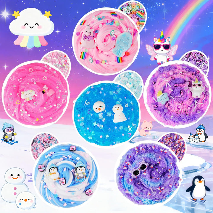 6 Pack de Slimes, Slime para Niños Animal Wonderland, Kit de Slime...