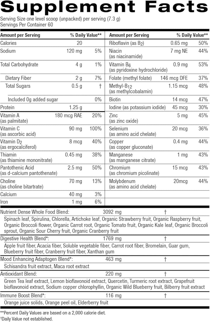 Nature's Sunshine Power Greens - Wholefood Performance Greens (...