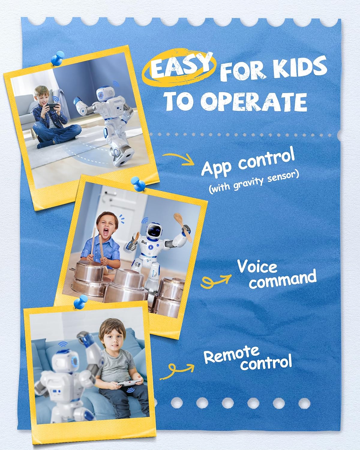 Ruko 1088 Smart Robot Toy para niños, regalo interactivo programable grande
