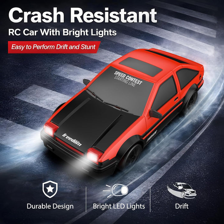 Auto a control remoto RC Drift 2.4GHz escala 1:24 4WD 15KM\/H Model...