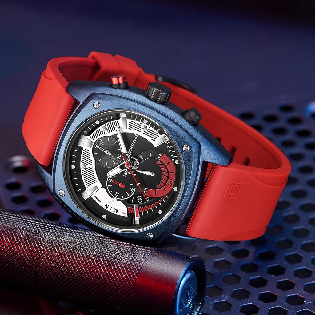 Relojes de Moda para Hombre Estilo Cronógrafo Análogo de Cuarzo