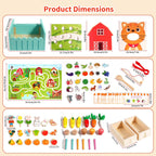 INIFEIDALA Juguetes Montessori para niños y niñas