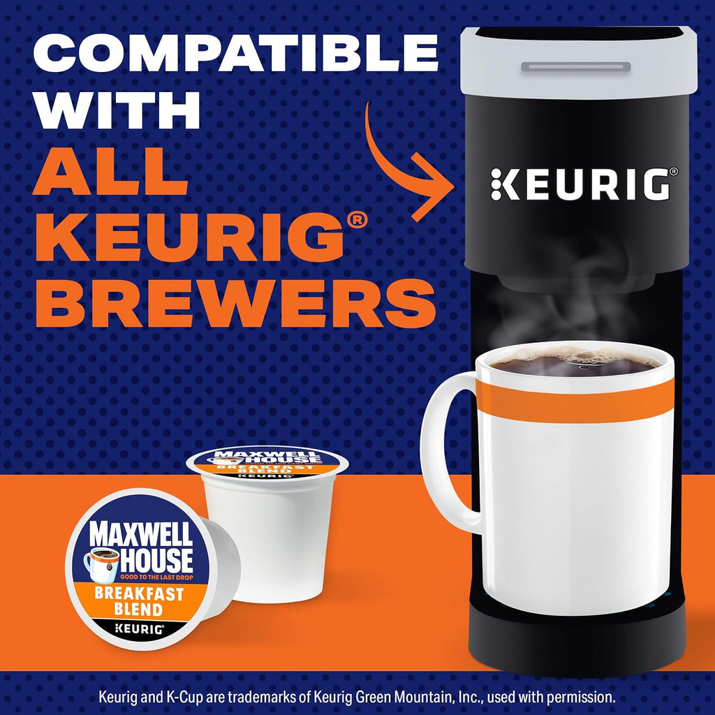 Maxwell House Cápsulas de café K-Cup, caja de 84 unidades, mezcla de