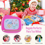 Tablero Magnético de Dibujo para Niños Pequeños: Tablero de Garabatear Borrable para Casa, Viaje y Preescolar | Juguete Divertido y Educativo para Niñas y Niños (Edad 1-3) (Rosa)