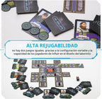 Juego de mesa sin escape, juego de mesa de estrategia para adultos, familia, fiesta, juego de laberinto de traidor de sabotaje espacial estratégico único con azulejos, diversión para niños, adolescentes, adultos, de 2 a 8 jugadores
