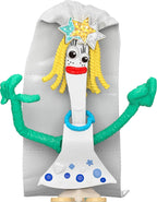 Mattel Disney y Pixar Toy Story 5 ¿Qué es una boda? Paquete de 4 figuras con accesorios, paquete de historia de escala de juegos
