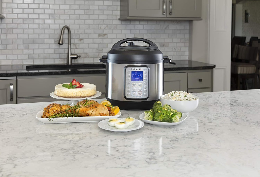 Instant Pot Duo Plus 6 Qt 9 in 1 Olla de presión multiuso programable, olla de cocción lenta, arrocera, yogurtera, vaporera, para hervir huevos, sofreír, calentar y esterilizar
