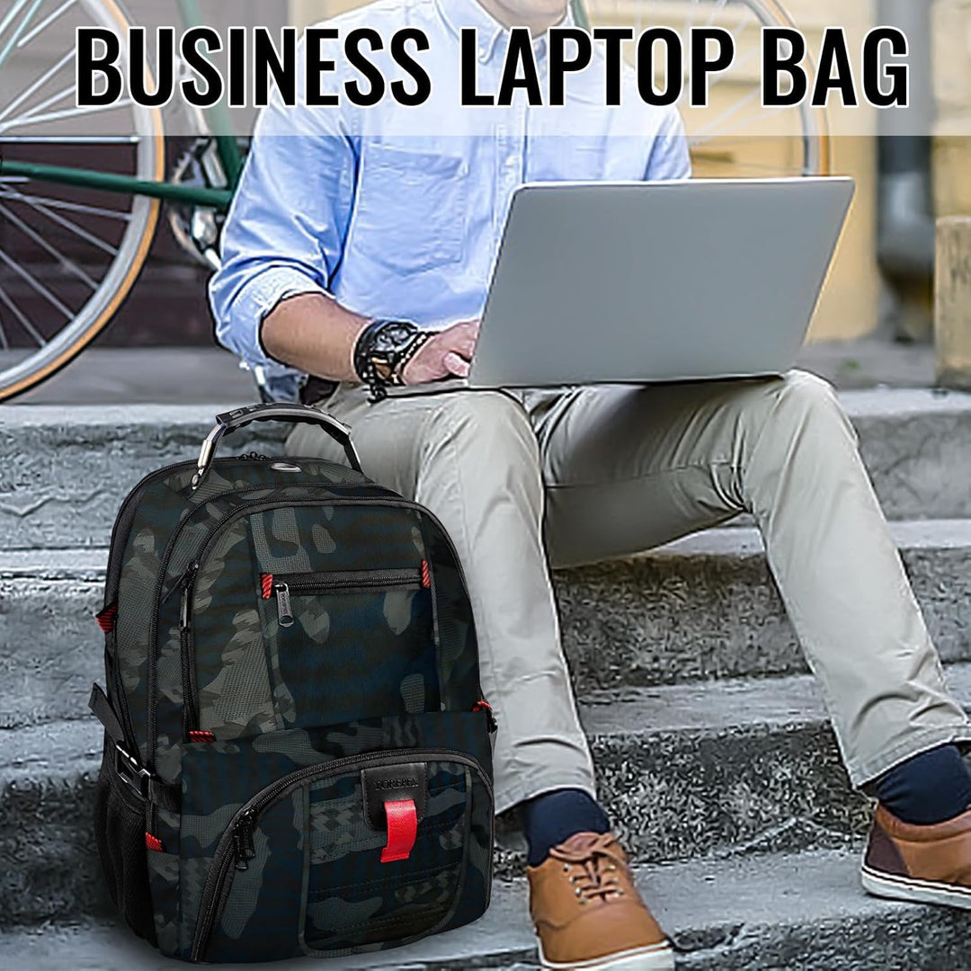 YOREPEK Mochila de viaje, extra grande de 50 litros para laptop par...
