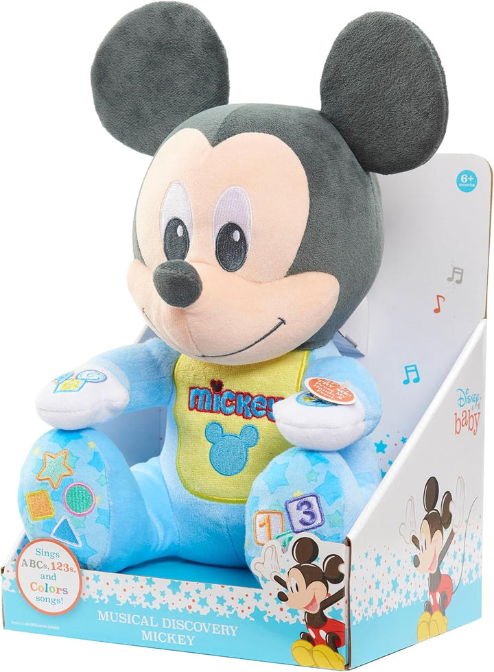 Disney Baby Musical Discovery - Peluche interactivo de Mickey Mouse...