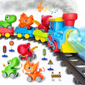 Juego de tren Stay Fun para niños pequeños con vapor, música